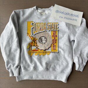 Vintage University of Florida State Seminoles Sweatshirt Florida State Shirt Tee